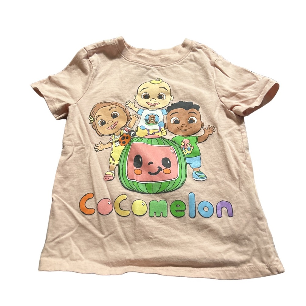 Light Pink CoComelon Graphic T-Shirt Size 3T